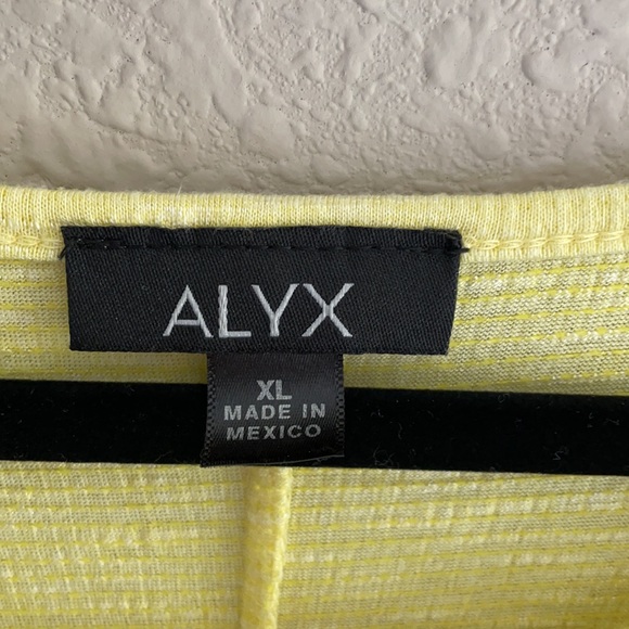 ALYX yellow blouse elastic waist size X Large - Picture 5 of 8